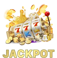 Biểu tượng Jackpot vàng sáng chói tượng trưng cho tỷ lệ thắng cao tại 8kbet Top